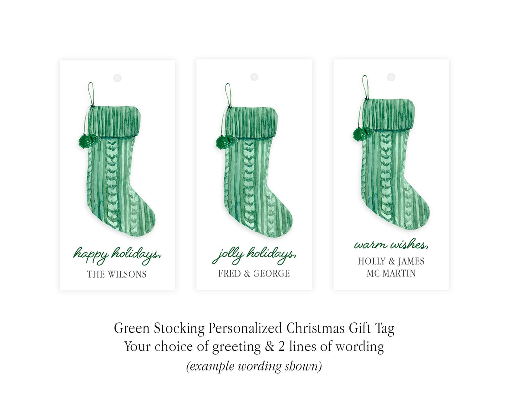 Personalized Stocking Tags – Giggle and Jump