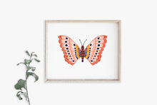 Blush Pink Modern Butterfly Art Print