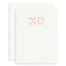 X O Hugs and Kisses greeting card.