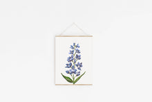 Delphinium Wall Decor | Apartment Wall Decor | Urban Art | Dorm Art | Flower Prints