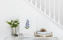 Delphinium Wall Decor | Apartment Wall Decor | Urban Art | Dorm Art | Flower Prints