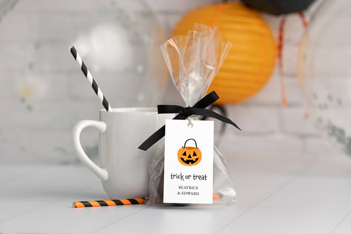 Personalized Halloween Gift Tags | Halloween Pumpkin Trick or Treat Gift Tags | Halloween Tags |  You've Been Booed Gift Tags
