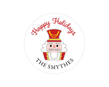 Nutcracker Sticker | Personalized Preppy Christmas Party Favor Label | Kid Christmas Party Favor Sticker | Nutcracker Sticker