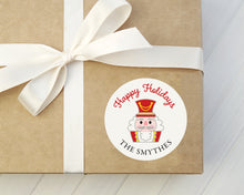 Nutcracker Sticker | Personalized Preppy Christmas Party Favor Label | Kid Christmas Party Favor Sticker | Nutcracker Sticker