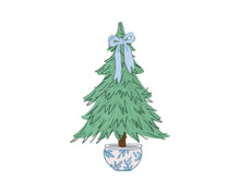Pink or Blue Chinoiserie  Gift Tags | Christmas Gift Tag | Preppy Christmas Gift Tags | Pink Tree Gift Tag | Gift Tags