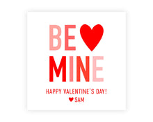 Personalized Be Mine 4Evr Valentine's Day  Set  | Classroom Valentine's Day Tag Set | Preppy Valentine Gift Tag