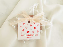 PRINTABLE Personalized PDF Floating Hearts Valentines| Personalized  Classroom Valentines | Printable School Valentines | Preppy Valentines