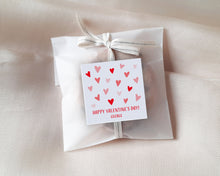 PRINTABLE Personalized PDF Floating Hearts Valentines| Personalized  Classroom Valentines | Printable School Valentines | Preppy Valentines