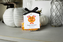 Personalized Little Monsters Halloween Gift Tag | Party Favor Tag | Halloween Party Favor Tag for Kids | Halloween Classroom Candy Gift Tag