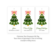 Personalized Christmas Tree Ornament Christmas tag  | Personalized Christmas Gift Tags