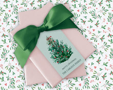 Personalized Green Christmas Tree tags  | Personalized Christmas Gift Tags | Preppy Christmas Tags | Gift Tag