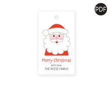 PRINTABLE PDF Christmas Gift Tags | Santa Gift Tag | Personalized Christmas Gift Tags | Custom Santa Gift Tag | Santa Gift Tag Printable PDF